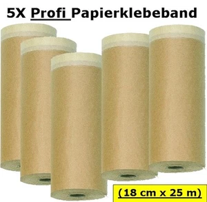 5 X für Hand Abdeckgerät Abklebemaschine Abklebeband Abdeckpapier 180/25m - Bild 1 von 3