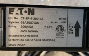 EATON CT-SP-4-200-5A Split Core - Picture 1 of 7
