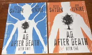 Libro 1 y 2 novelas gráficas A.D. After Death imagen cómic Scott Snyder Jeff Lemire - Imagen 1 de 7