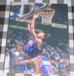 Bill Laimbeer Signed 8x10 Photo Detroit Pistons World Champion - Picture 1 of 1