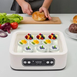 Yogurtera para el hogar máquina automática inteligente para hacer yogur con 9 tazas - Imagen 1 de 14