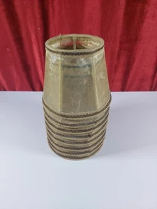 8 Vintage French Small Clip On Lampshades - Picture 1 of 11