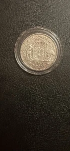1943 Australia Florin Silver Coin Ungraded 92.5% Pure Silver - Picture 1 of 2