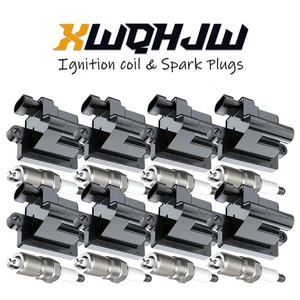 XWQHJW Ignition Coils & Iridium Spark Plugs & Wires For Chevy GMC 4.8L 5.3L 6.0L - Imagen 1 de 9