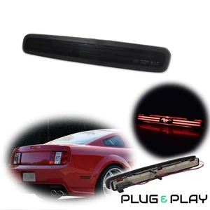 Smoked Lens For Ford Mustang GT Base 2Door 2005-2009 Pony LED Third Brake Light - Picture 1 of 9
