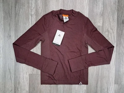 Nike ACG Delta River Dri-Fit ADV Baselayer Top Burgundy Women’s Size Small NEW  - Image 1 of 4