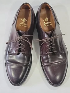 7.5D Alden 2160 Shell Cordovan #8 Leder Cap Toe Derby Schuhe USA LEICHT GEBRAUCHT!! - Bild 1 von 23