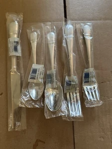 Oneida Stainless Flatware SATIN ASTRAGAL -  5pc Place Setting  UNUSED - Picture 1 of 4