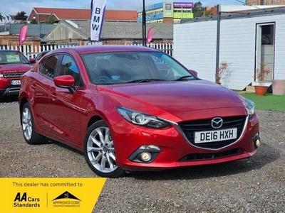 2016 Mazda Mazda3 2.0 SKYACTIV-G Sport Nav Fastback Euro 5 (s/s) 4dr SALOON Petr - Image 1 of 4