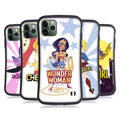 FUNDA HÍBRIDA OFICIAL DC SUPER HERO NIÑAS PERSONAJES PARA TELÉFONOS APPLE iPHONES Foto 1 de 4