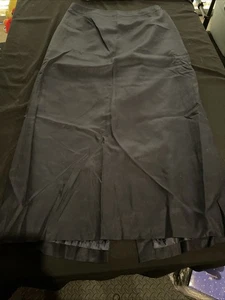 Falda midi profesional Talbots Silk Corpcore Career para mujer talla 8 azul marino - Imagen 1 de 9