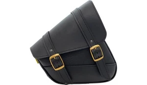 Willie & Max Luggage 59778-08 Brass Monkey Dual Shock Swingarm Bag - Black - Picture 1 of 3