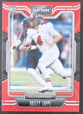 Bailey Zappe #24 2022 Panini Chronicles Draft Picks Playbook Base Rookie Card RC - Image 1 of 3