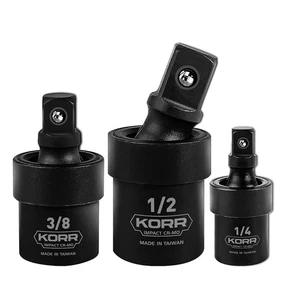 Tools KSS007 3pc Impact Grade Universal Joint Swivel Socket Set 1/4-Inch, 3/8... - Picture 1 of 5