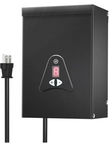 Low Voltage Landscape Transformer, 300W Outdoor Waterproof, Dusk to Dawn 120V - Picture 1 of 8