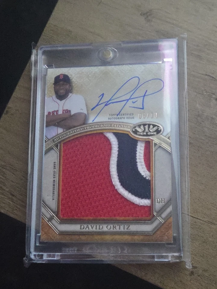 2015 Topps Tier One David Ortiz 6/10 Auto/relic - Image 1 of 2