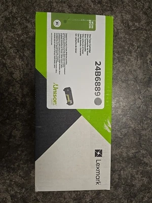 Genuine Lexmark 24B6889 Black Toner Cartridge New Sealed - Image 1 of 4