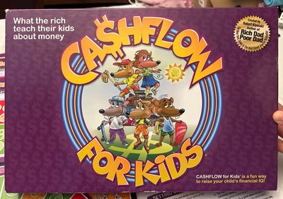 Cashflow for Kids Rich Dad Poor Dad Financ Board Game Rob Kiyosaki NEW Complete - Image 1 of 4