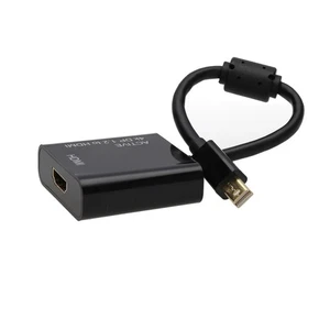Mini Displayport Zu HDMI Buchse Kabel Aktiv Adapter UHD 4K X 2K 3D TV [008369] - Bild 1 von 4