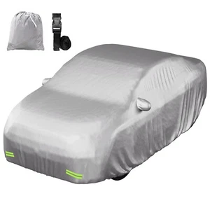 Mockins 185”x70”x60” Silver 190T Polyester Sedan Car Cover - Picture 1 of 9
