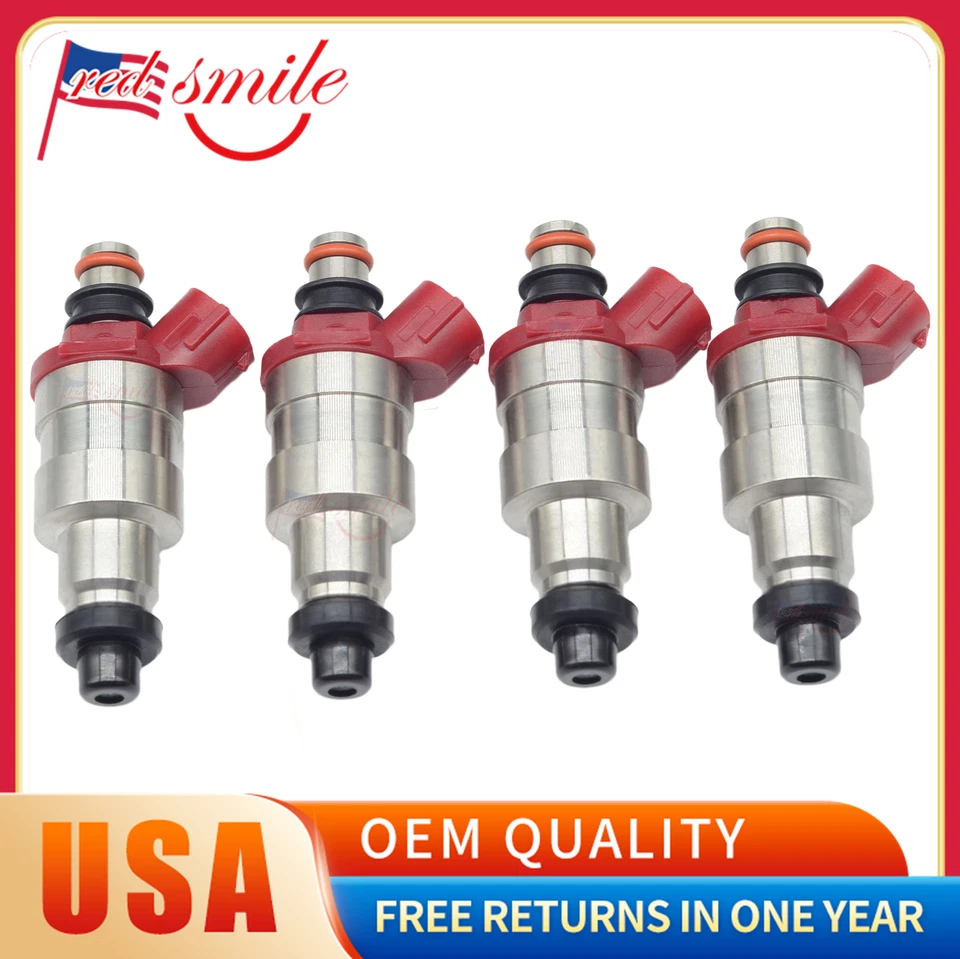 4X Fuel Injector For Mazda B2600 MPV High impedance flow match G609-13-250 US Foto 1 de 4