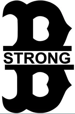 Boston Strong Be Strong Car Window or Laptop Ipad Sticker Decal Marathon Support - Image 1 of 4