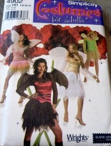 *LOVELY WOMENS FAIRY COSTUMES Sewing Pattern 6-8-10-12 UNCUT - Picture 1 of 1