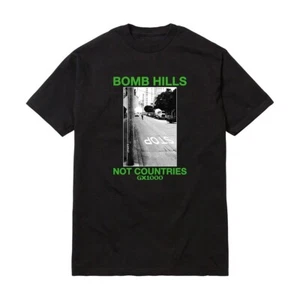 Nueva Camiseta GX1000 Bomb Hills Not Countries Negra/Verde - Imagen 1 de 1