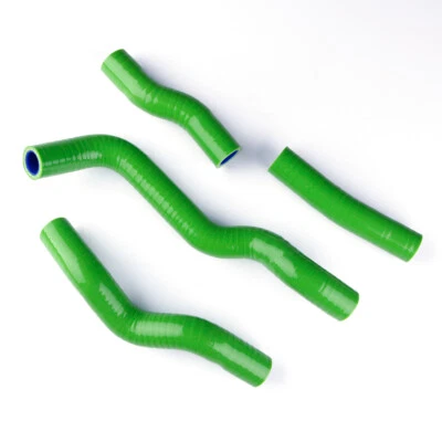 Fits Kawasaki KLX250 KLX250S KLX250SF 1993-2020 Green Silicone Radiator Hose Kit - Image 1 of 4