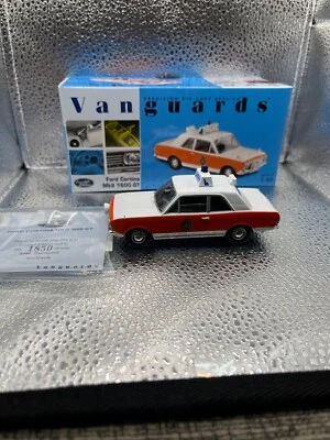 ZA73:  VANGUARDS FORD CORTINA MKII 1600 GT, LANCASHIRE POLICE VA04105  1:43 - Image 1 of 4