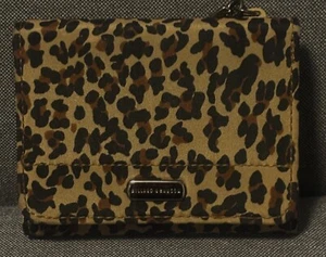 Hillard & Hanson Damen Geldbörse dreifach faltbar Leopardenmuster - Bild 1 von 6