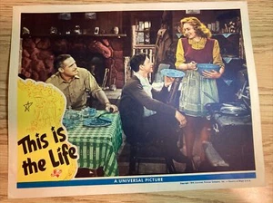 Titelkarte 1944 THIS IS THE LIFE Donald O'Connor Susanna Foster Peggy Ryan - Bild 1 von 7