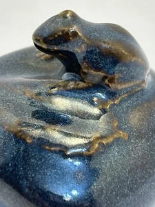 Russ Berrie Frog On A Rock - Picture 1 of 7