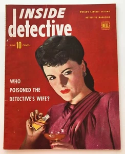 INSIDE DETECTIVE Magazine - June 1945 Lurid True Crime Stories - Picture 1 of 8