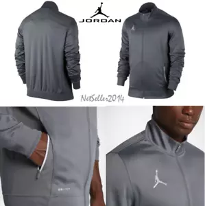 Giacca Dri-Fit uomo Nike Air Jordan Flight Team cerniera intera 696736-065 $90 - Foto 1 di 9