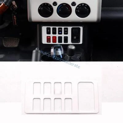 For Toyota FJ Cruiser 2007-2013 2014 ABS White Console Cigarette Lighter Panel — 第 1/4 张图片