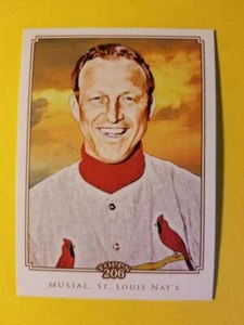 HOF STAN MUSIAL #26 ST. LOUIS CARDINALS - 2010 TOPPS 206 MLB BÉISBOL - Imagen 1 de 1