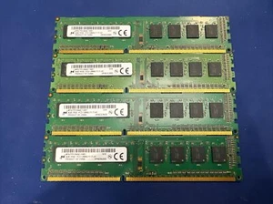 Samsung/Micron 16GB (4GBx4) 1Rx8 PC3-12800U DDR-1600 Desktop RAM Memory - Picture 1 of 2