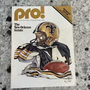 Vintage-Game Day Program-Redskins vs NO Saints Oct. 6, 1980 -RFK Stadium NM - Picture 1 of 7