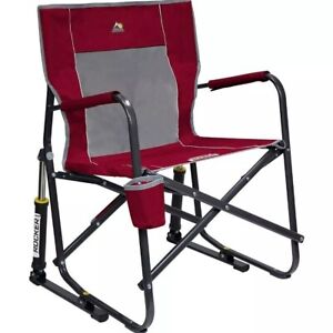 GCI Outdoor Freestyle Rocker Mesh Chair- Red