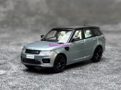 WHELART 1:64 2018 Silver Range Rover Sports SUV Model Diecast Metal Car - Image 1 of 4