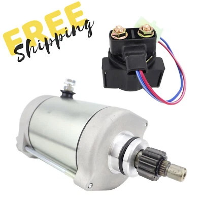 Motor de arranque y relé solenoide Aprilia Pegaso 650 Trail 2005-2009 motocicleta Foto 1 de 4