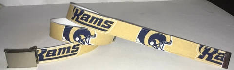 Los Angeles Rams BELT Buckle Pro Football Fan Game Gear Team NFL Shop Super Bowl Cover