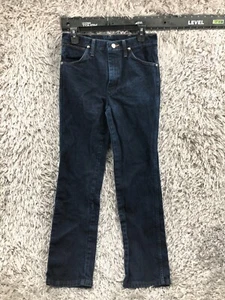 Pantalones de mezclilla Wrangler 933SED talla 29x32 para hombre tiro medio azul lavado oscuro - Imagen 1 de 11