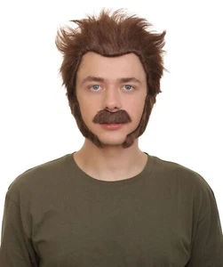 Adult Men’s Comic Book Mutant Superhero Wolf Wig, Perfect for Halloween HM-1578 - Picture 1 of 9