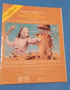 1981 TSR D&D DM X2 CASTLE GELB MODUL 9051 - Bild 1 von 5