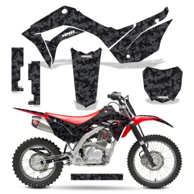 Pegatinas gráficas MX + #calcomanías PLT para Honda CRF125F 2019-2025 Digicamo K Foto 1 de 2