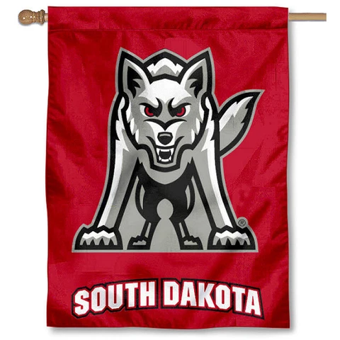 USD South Dakota Coyotes House Flag Cover
