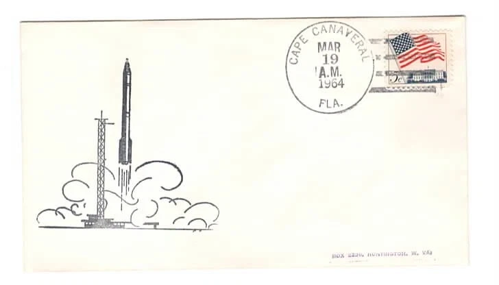 Launch - Explorer Beacon A "Windmill" 03/19/1964   Cape Canaveral, by Swanson - Image 1 of 1