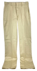 NEU Lands' End Herren Hose 30 x 33 elfenbein 100 % Baumwolle Hose vorne flach - Bild 1 von 6